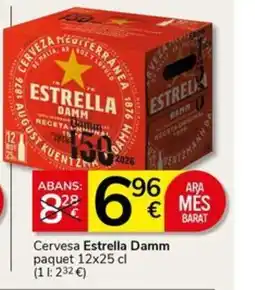 Supermercados Charter ESRELLA DAMM Cervesa oferta