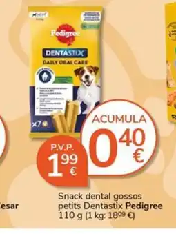 Supermercados Charter PEDIGREE Snack dental gossos petits Dentastix oferta