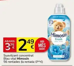 Supermercados Charter MIMOSIN Suavitzant concentrat Blau vital oferta