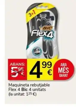 Supermercados Charter BIC Maquineta rebutjable Flex 4 oferta
