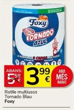 Supermercados Charter FOXY Rotlle multiusos Tornado Blau oferta