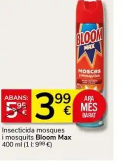 Supermercados Charter BLOOM MAX Insecticida mosques i mosquits oferta