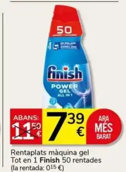 Supermercados Charter FINISH Rentaplats màquina gel Tot en 1 oferta