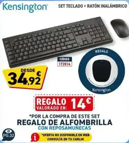 Carlin KENSINGTON Set teclado + ratón inalámbrico oferta