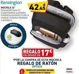 Carlin KENSINGTON Mochila 16" oferta