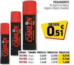 Carlin CARLIN Pegamento oferta