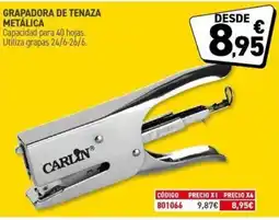 Carlin Grapadora de tenaza metálica oferta