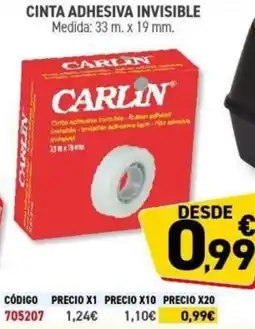 Carlin CARLIN Cinta adhesiva invisible oferta
