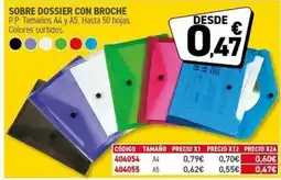 Carlin Sobre dossier con broche oferta
