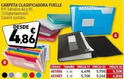 Carlin Carpeta clasificadora fuelle oferta