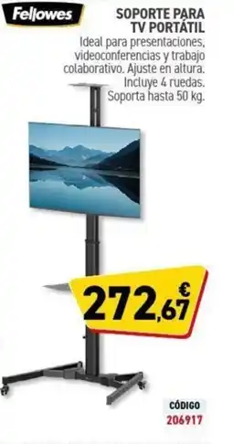 Carlin Soporte para tv portátil oferta