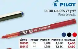 Carlin PILOT Rotuladores v5 y v7 oferta