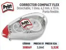 Carlin PRITT Corrector compact flex oferta