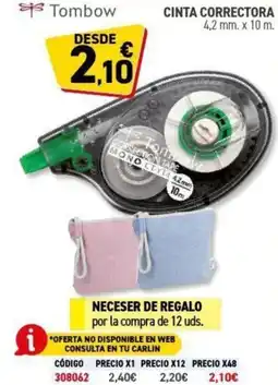 Carlin TOMBOX Cinta correctora oferta