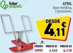 Carlin Atril base metálica oferta