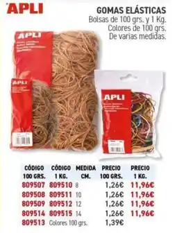 Carlin APLI Gomas elásticas oferta