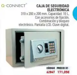 Carlin Q-CONNECT Caja de seguridad electrónica oferta