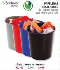 Carlin Papeleras sostenibles oferta