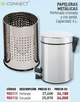 Carlin Q-CONNECT Papeleras metálicas oferta