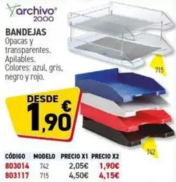 Carlin Bandejas oferta