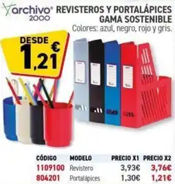 Carlin Revisteros y portalápices gama sostenible oferta