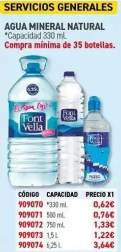 Carlin Agua mineral natural oferta