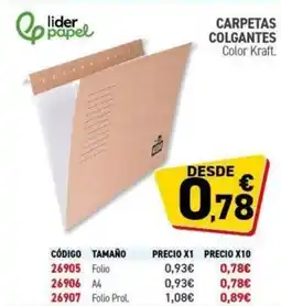 Carlin Carpetas colgantes oferta