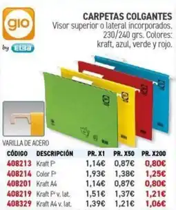 Carlin Carpetas colgantes oferta