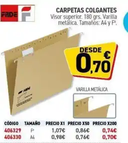 Carlin Carpetas colgantes oferta