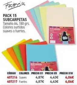 Carlin Pack 15 subcarpetas oferta