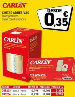Carlin CARLIN Cintas adhesivas oferta