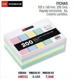 Carlin MIQUELRIUS Fichas oferta