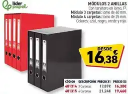 Carlin Módulos 2 anillas oferta