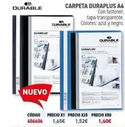 Carlin Carpeta duraplus a4 oferta