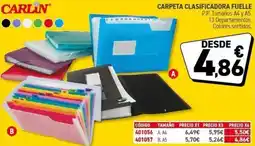Carlin CARLIN Carpeta clasificadora fuelle oferta