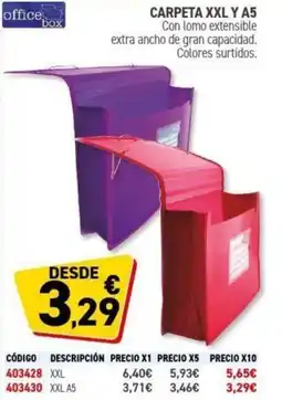 Carlin Carpeta xxl y a5 oferta