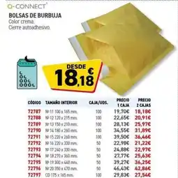 Carlin Q-CONNECT Bolsas de burbuja oferta