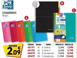 Carlin OXFORD Cuadernos oferta