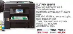 Carlin Ecotank et-5855 oferta