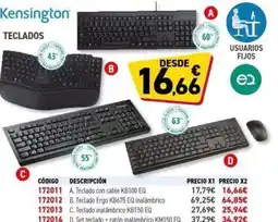 Carlin KENSINGTON Teclados oferta
