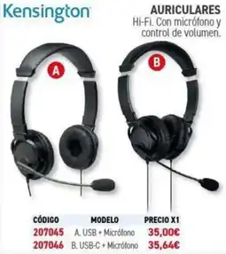 Carlin EKNSINGTON Auriculares oferta