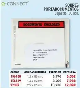 Carlin Q-CONNECT Sobres portadocumentos oferta