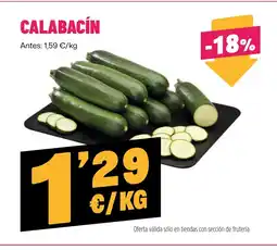 AhorraMas Calabacín oferta