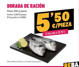 AhorraMas Dorada de ración oferta
