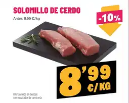 AhorraMas Solomillo de cerdo oferta