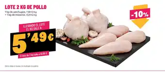 AhorraMas Lote de pollo oferta
