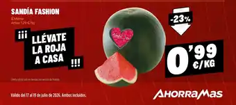 AhorraMas Sandía fashion oferta