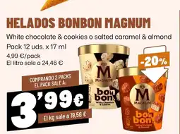 AhorraMas MAGNUM Helado bonbon oferta