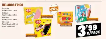 AhorraMas FRIGO Helados oferta