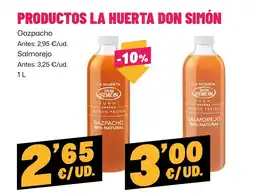AhorraMas DON SIMÓN Productos la huerta oferta